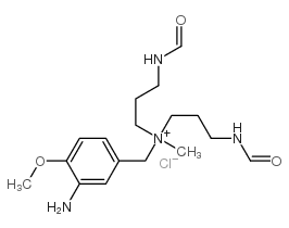 (3-amino-4-methoxybenzyl)bis[3-(formylamino)propyl]methylammonium chloride picture