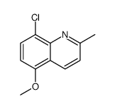 8-chloro-5-methoxy-2-methylquinoline Structure