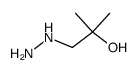 1-hydrazino-2-methyl-2-propanol结构式
