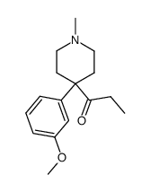 1-[4-(3-methoxy-phenyl)-1-methyl-piperidin-4-yl]-propan-1-one结构式