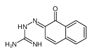 2-[(E)-(1-oxonaphthalen-2-ylidene)amino]guanidine结构式