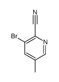 3-溴-5-甲基-吡啶-2-甲腈结构式