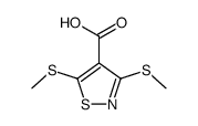 3,5-bis(methylsulfanyl)-1,2-thiazole-4-carboxylic acid Structure