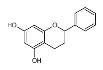 2-PhenylchroMan-5,7-diol结构式