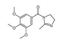 (2-methyl-4,5-dihydroimidazol-1-yl)-(3,4,5-trimethoxyphenyl)methanone Structure