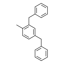 2,4-DIBENZYLTOLUENE Structure