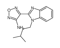 4-[1-(3-methylbutyl)benzimidazol-2-yl]-1,2,5-oxadiazol-3-amine Structure