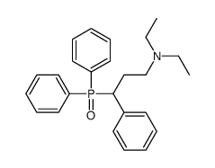 Diphenyl[α-[2-(diethylamino)ethyl]benzyl]phosphine oxide结构式