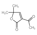 2(5H)-Furanone,3-acetyl-5,5-dimethyl- Structure
