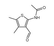 N-(3-formyl-4,5-dimethylthiophen-2-yl)acetamide structure