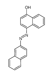 4-hydroxynaphthylazo-2'-naphthalene Structure