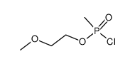 2-methoxyethyl methylphosphonochloridate Structure