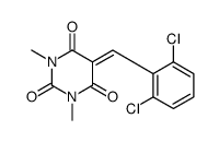 5-[(2,6-dichlorophenyl)methylidene]-1,3-dimethyl-1,3-diazinane-2,4,6-trione Structure