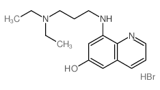 8-(3-diethylaminopropylamino)quinolin-6-ol结构式