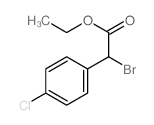2-溴-2-(4-氯苯基)乙酸乙酯结构式