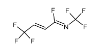 4H,5H-heptafluoro-2-azahex-2(Z),4(E)-diene Structure