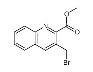 2-Carbomethoxy-3-brommethylchinolin Structure
