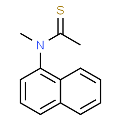 Ethanethioamide,N-methyl-N-1-naphthalenyl-结构式