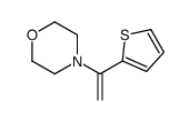 4-(1-thiophen-2-ylethenyl)morpholine Structure