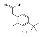 2-(4-tert-butyl-3-hydroxy-2,6-dimethylphenyl)acetamide结构式