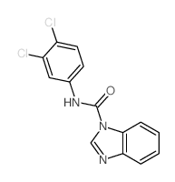 1H-Benzimidazole-1-carboxamide,N-(3,4-dichlorophenyl)- Structure