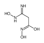 3-amino-N-hydroxy-3-hydroxyiminopropanamide Structure