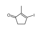 3-iodo-2-methylcyclopent-2-en-1-one结构式