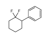 (2,2-difluorocyclohexyl)benzene Structure