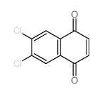 1,4-Naphthalenedione,6,7-dichloro- structure