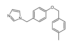 1-[[4-[(4-methylphenyl)methoxy]phenyl]methyl]imidazole结构式
