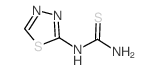 Thiourea, 1,3,4-thiadiazol-2-yl- Structure
