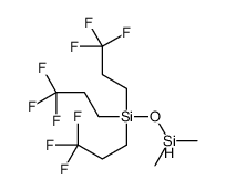 dimethylsilyloxy-tris(3,3,3-trifluoropropyl)silane Structure