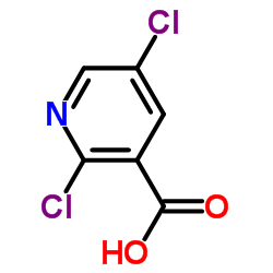 2,5-Dichloronicotinic acid Structure