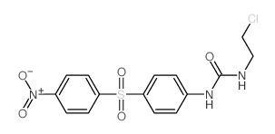 1-(2-chloroethyl)-3-[4-(4-nitrophenyl)sulfonylphenyl]urea Structure