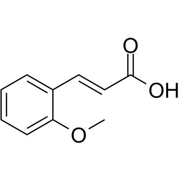 2-Methoxycinnamic acid structure