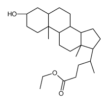 ethyl (4R)-4-[(3R,5R,8R,9S,10S,13R,14S,17R)-3-hydroxy-10,13-dimethyl-2,3,4,5,6,7,8,9,11,12,14,15,16,17-tetradecahydro-1H-cyclopenta[a]phenanthren-17-yl]pentanoate Structure