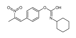 [4-(2-nitroprop-1-enyl)phenyl] N-cyclohexylcarbamate Structure