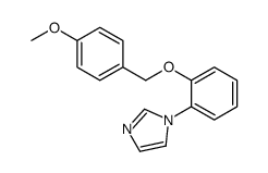 1-[2-[(4-methoxyphenyl)methoxy]phenyl]imidazole Structure