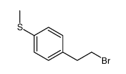 1-(2-bromoethyl)-4-methylsulfanylbenzene结构式