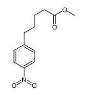 methyl 5-(4-nitrophenyl)pentanoate结构式