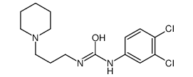 1-(3,4-dichlorophenyl)-3-(3-piperidin-1-ylpropyl)urea Structure