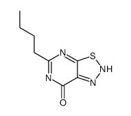 5-butyl-2H-thiadiazolo[5,4-d]pyrimidin-7-one结构式