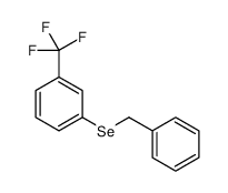 1-benzylselanyl-3-(trifluoromethyl)benzene Structure