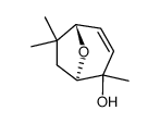 (1R,5S)-2,6,6-Trimethyl-8-oxa-bicyclo[3.2.1]oct-3-en-2-ol结构式