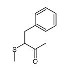 3-methylsulfanyl-4-phenylbutan-2-one结构式