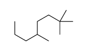 2,2,5-trimethyloctane Structure