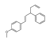 1-methoxy-4-(3-phenylhexa-1,5-dienyl)benzene结构式