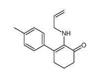 3-(4-methylphenyl)-2-(prop-2-enylamino)cyclohex-2-en-1-one Structure