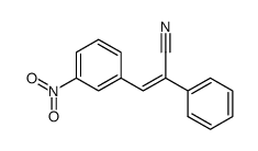 3-(3-nitrophenyl)-2-phenylacrylonitrile Structure