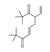 7-ethenyl-2,2,9,9-tetramethyldec-4-ene-3,8-dione结构式